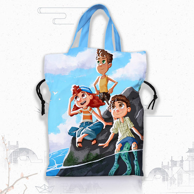 Luca Nylon commuter bag shoulder bag shopping bag drawstring bag jelly bag - Image 22