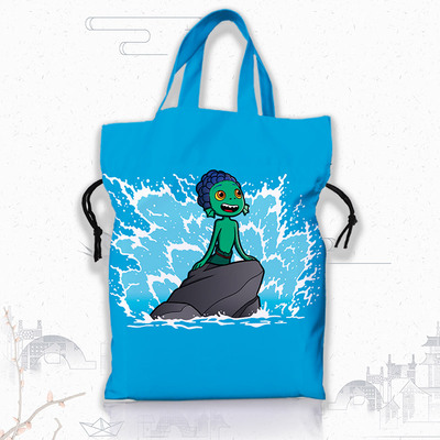 Luca Nylon commuter bag shoulder bag shopping bag drawstring bag jelly bag - Image 23