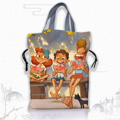 Luca Nylon commuter bag shoulder bag shopping bag drawstring bag jelly bag - Image 7