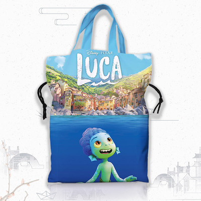 Luca Nylon commuter bag shoulder bag shopping bag drawstring bag jelly bag - Image 9