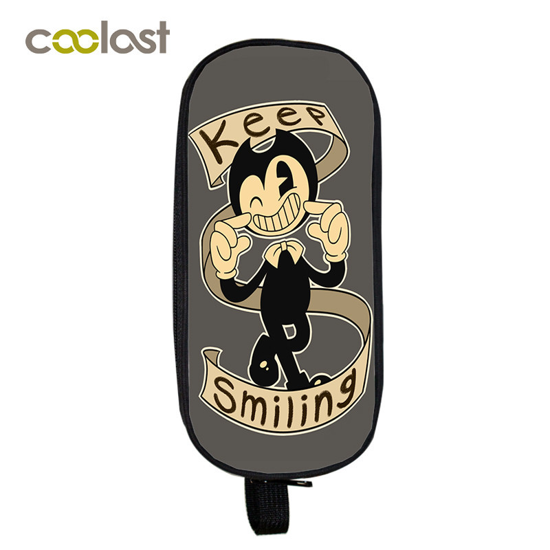 Bendy And The Ink Machine Pencil Case Student’s Large Capacity Pen Bag