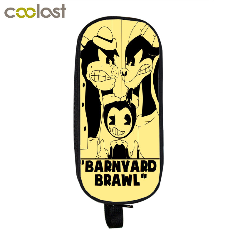 Bendy And The Ink Machine Pencil Case Student’s Large Capacity Pen Bag - Image 3