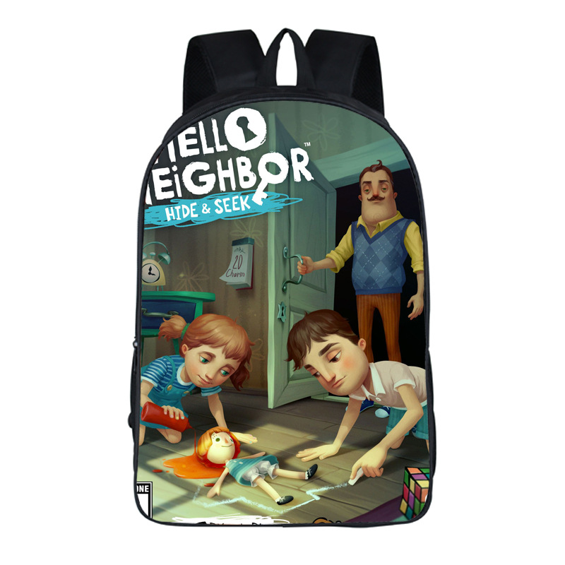 16″ Hello Neighbor Backpack School Bag - Image 11