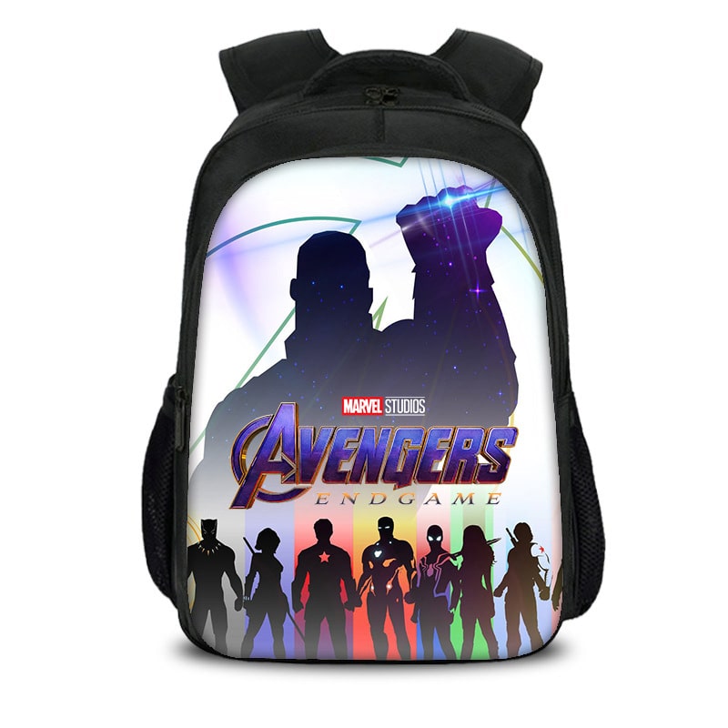 Avengers Endgame Backpack School Bag Black - Image 17