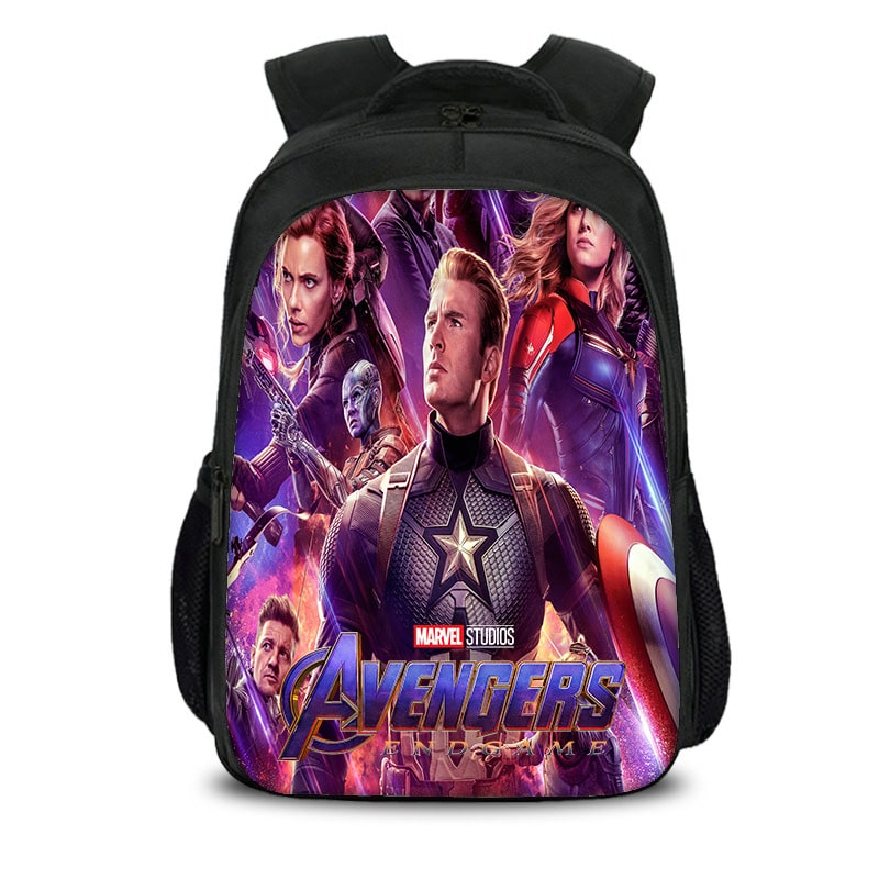 Avengers Endgame Backpack School Bag Black - Image 6