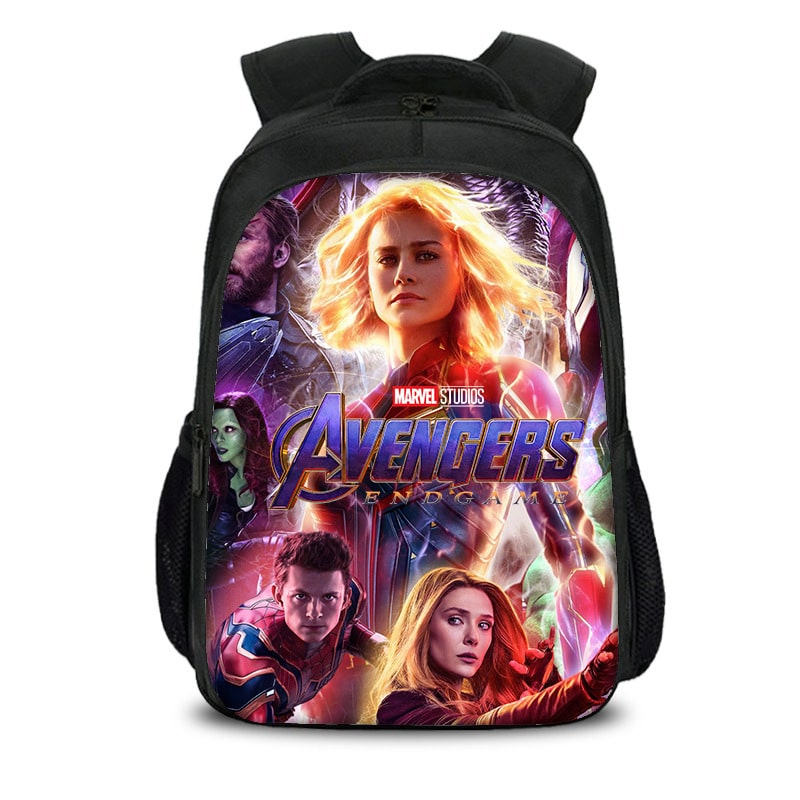 Avengers Endgame Backpack School Bag Black - Image 7