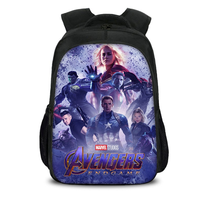 Avengers Endgame Backpack School Bag Black - Image 8