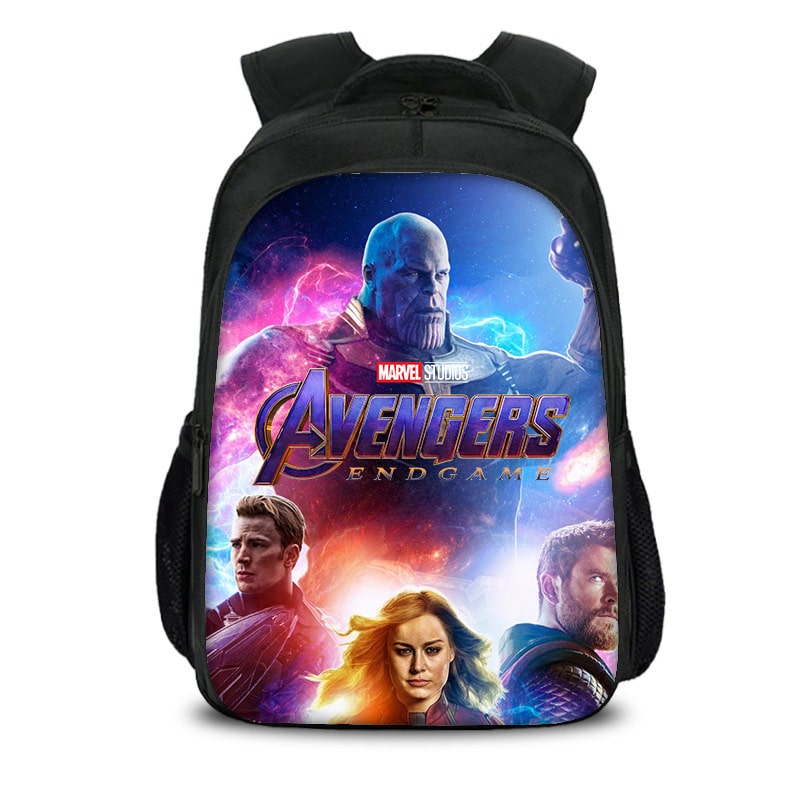 Avengers Endgame Backpack School Bag Black - Image 9