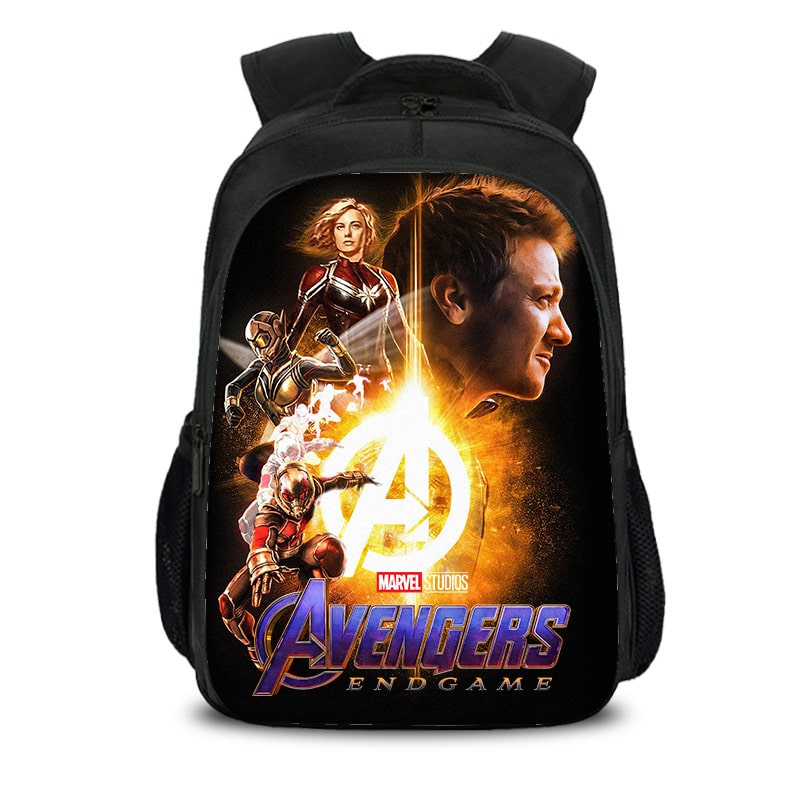 Avengers Endgame Backpack School Bag Black - Image 10