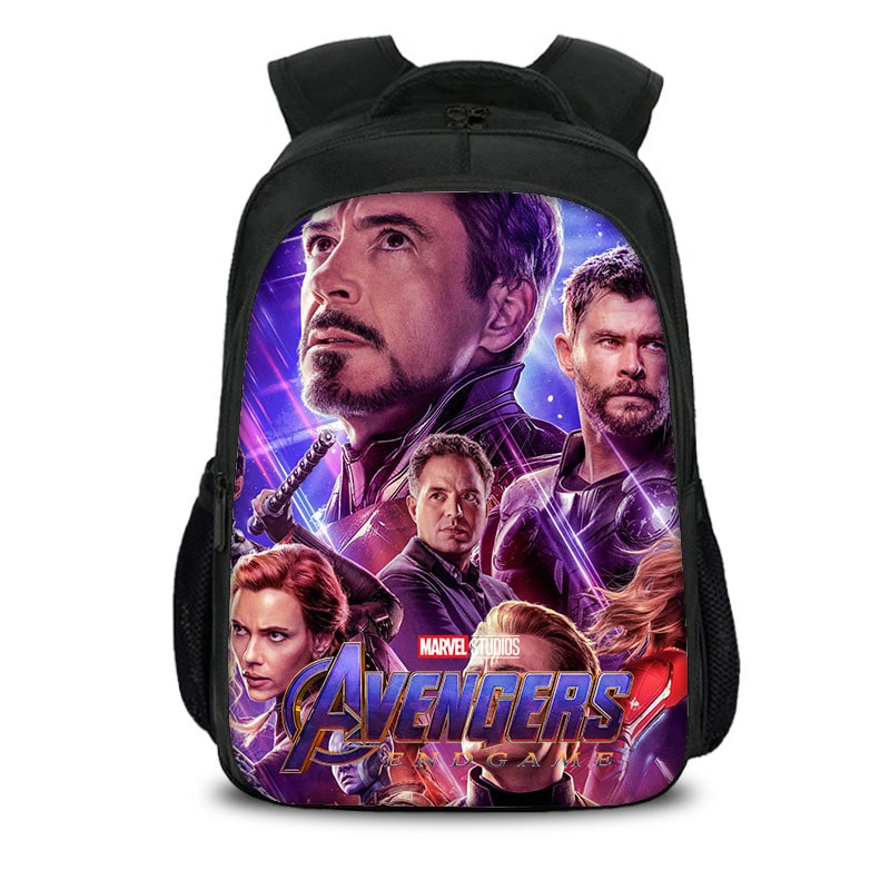 Avengers Endgame Backpack School Bag Black - Image 13