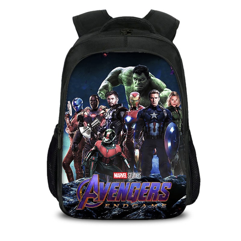 Avengers Endgame Backpack School Bag Black - Image 14