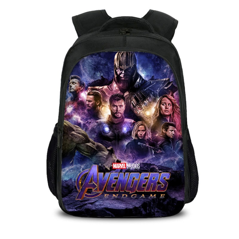 Avengers Endgame Backpack School Bag Black - Image 15