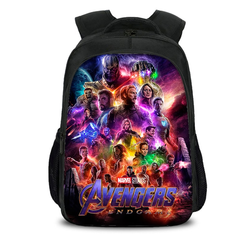Avengers Endgame Backpack School Bag Black - Image 19