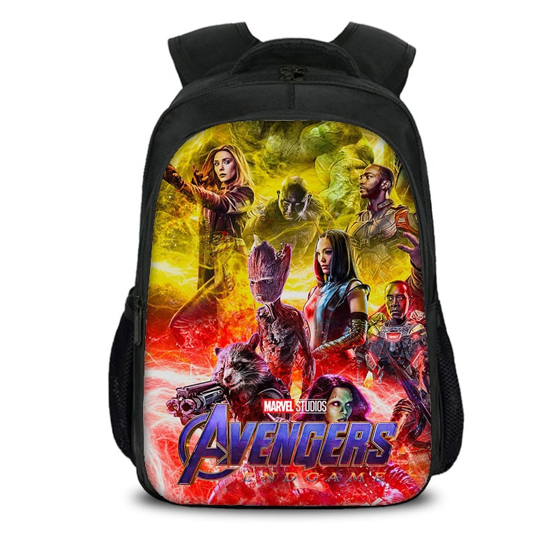 Avengers Endgame Backpack School Bag Black - Image 20