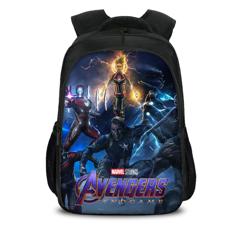 Avengers Endgame Backpack School Bag Black - Image 2