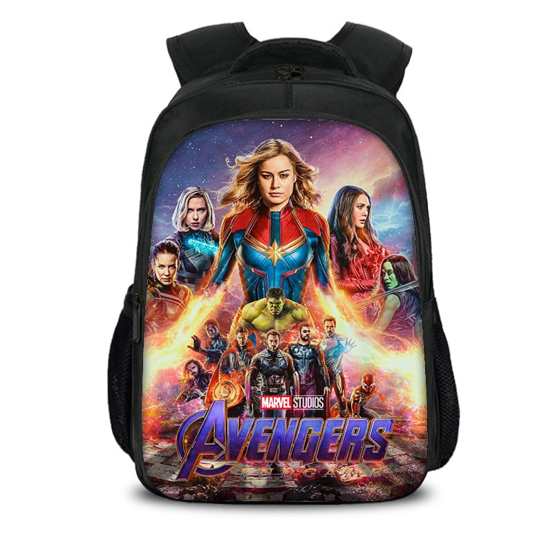 Avengers Endgame Backpack School Bag Black - Image 3