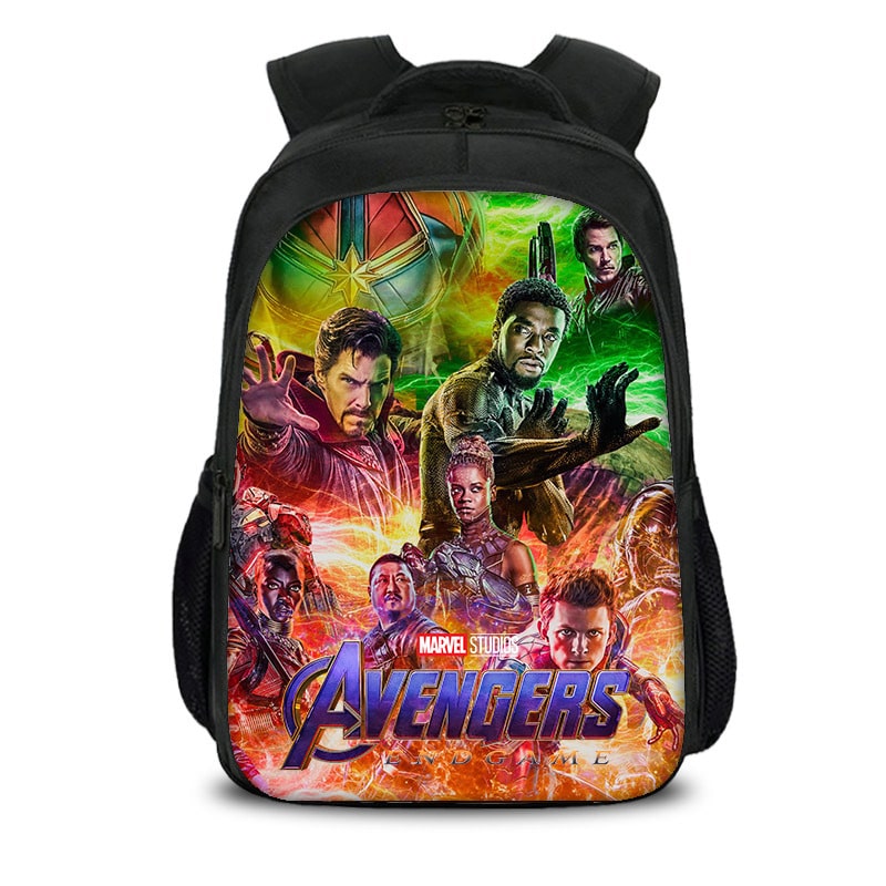 Avengers Endgame Backpack School Bag Black - Image 4