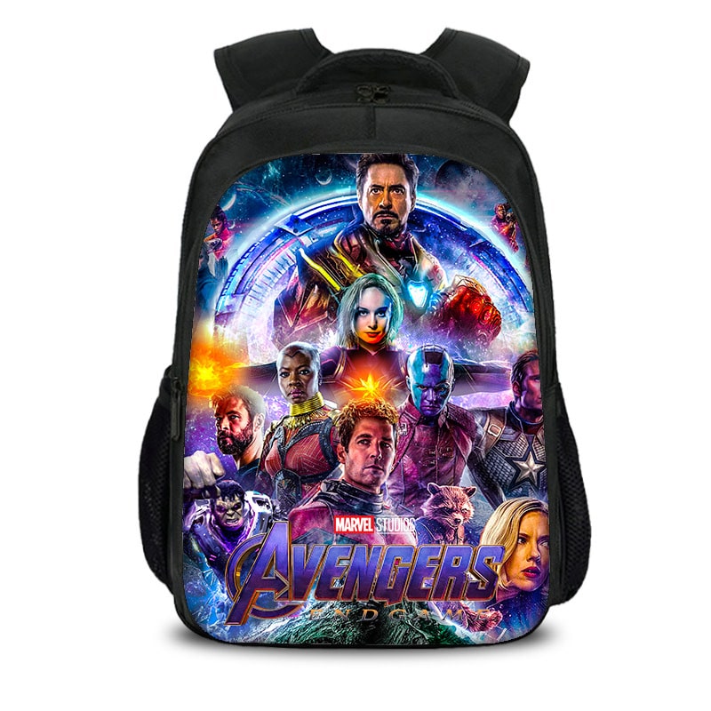 Avengers Endgame Backpack School Bag Black - Image 5