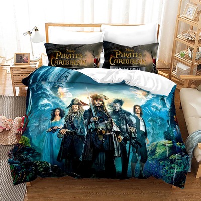 Pirates of the Caribbean Comfortable Bedding Three-Piece Soft and Breathable Duvet Cover - Image 4