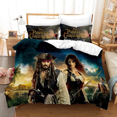 Pirates of the Caribbean Comfortable Bedding Three-Piece Soft and Breathable Duvet Cover - Image 5