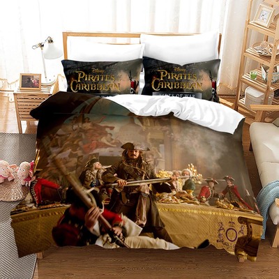 Pirates of the Caribbean Comfortable Bedding Three-Piece Soft and Breathable Duvet Cover - Image 7