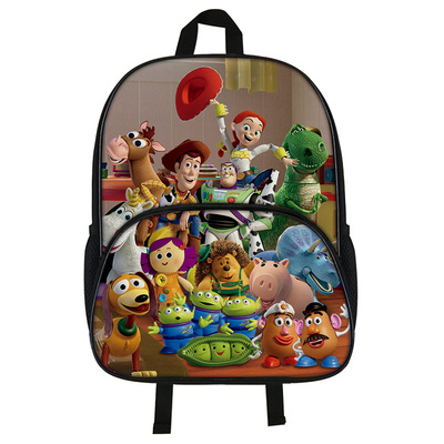 16"Toy Story 4 Backpack School Bag Black - Image 4