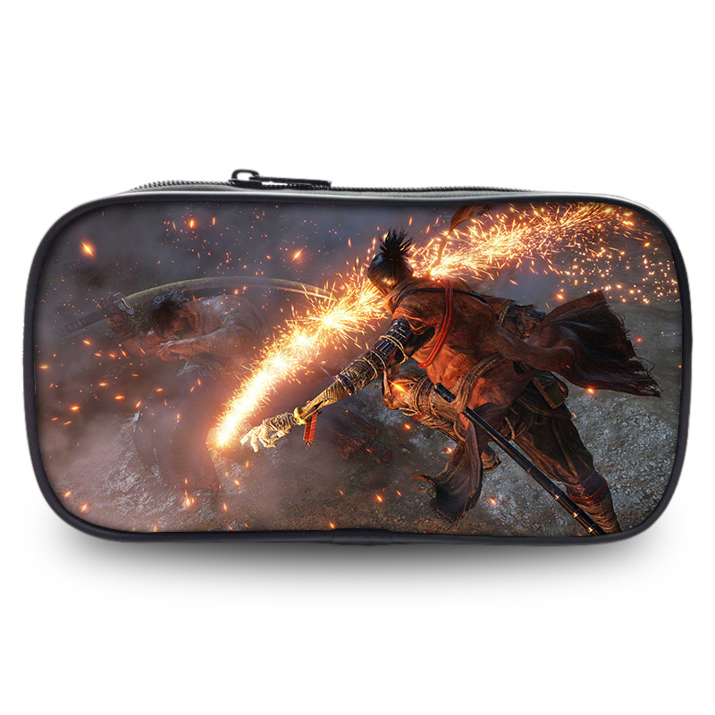 Sekiro:Shadows Die Twice Pen Case Student’s Large Capacity Pencil Bag