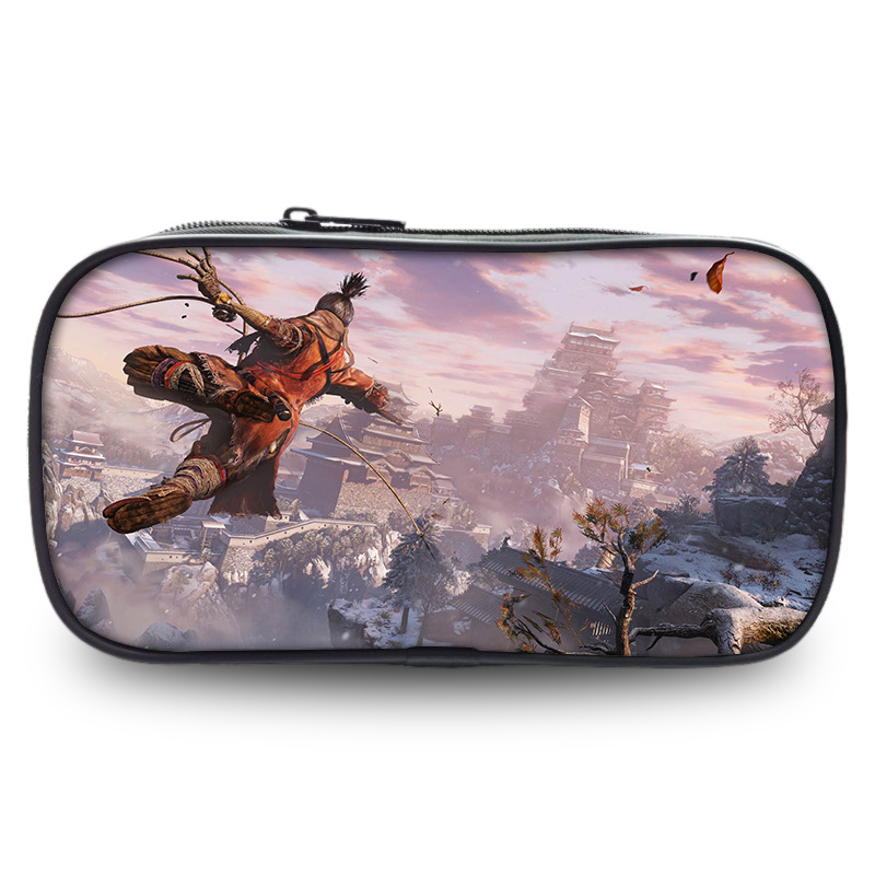 Sekiro:Shadows Die Twice Pen Case Student’s Large Capacity Pencil Bag - Image 7