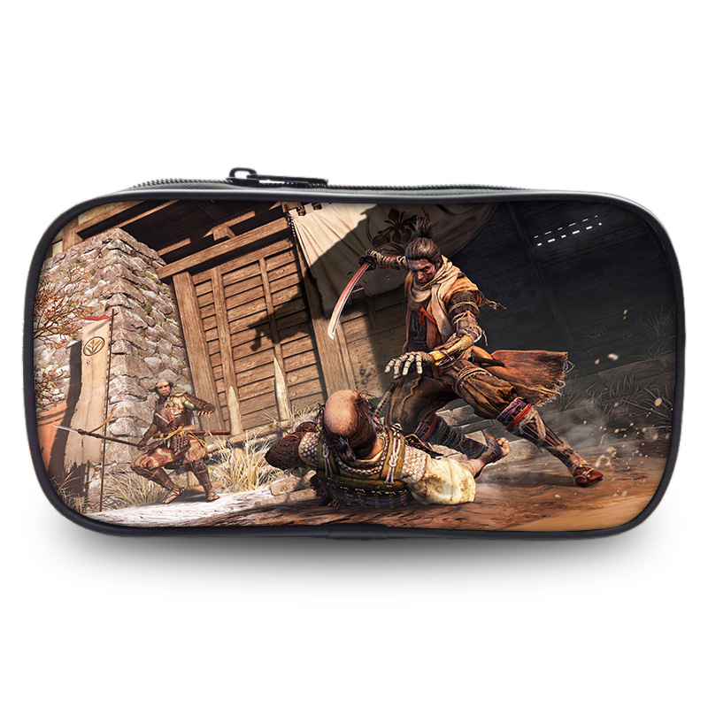 Sekiro:Shadows Die Twice Pen Case Student’s Large Capacity Pencil Bag - Image 6