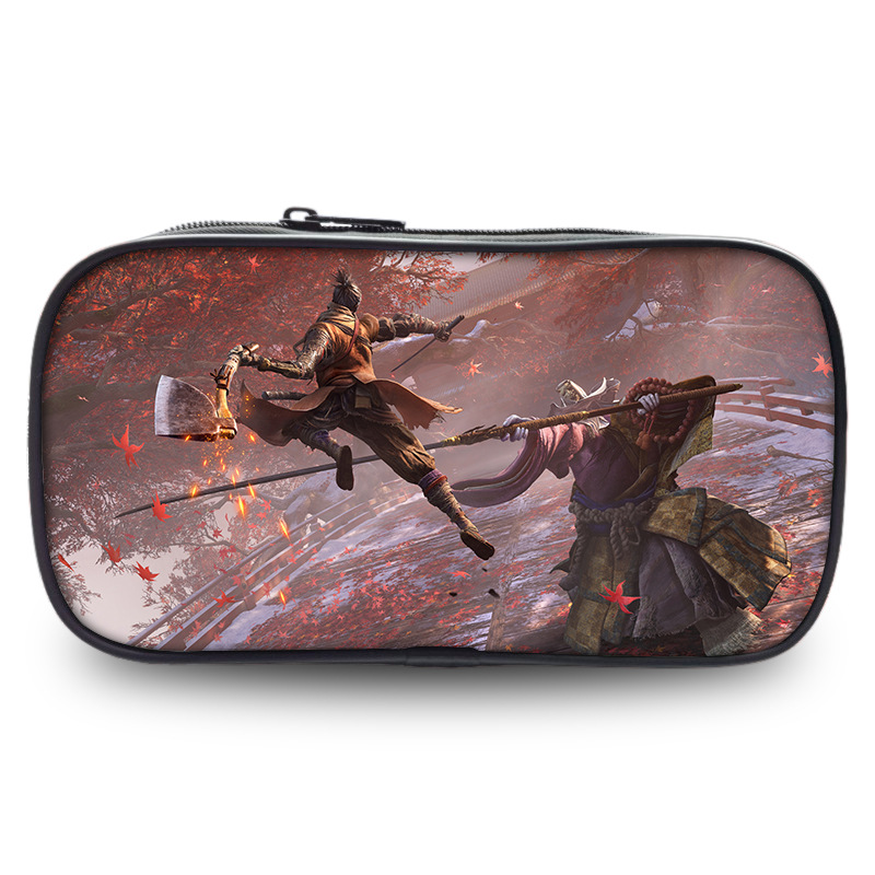 Sekiro:Shadows Die Twice Pen Case Student’s Large Capacity Pencil Bag - Image 5