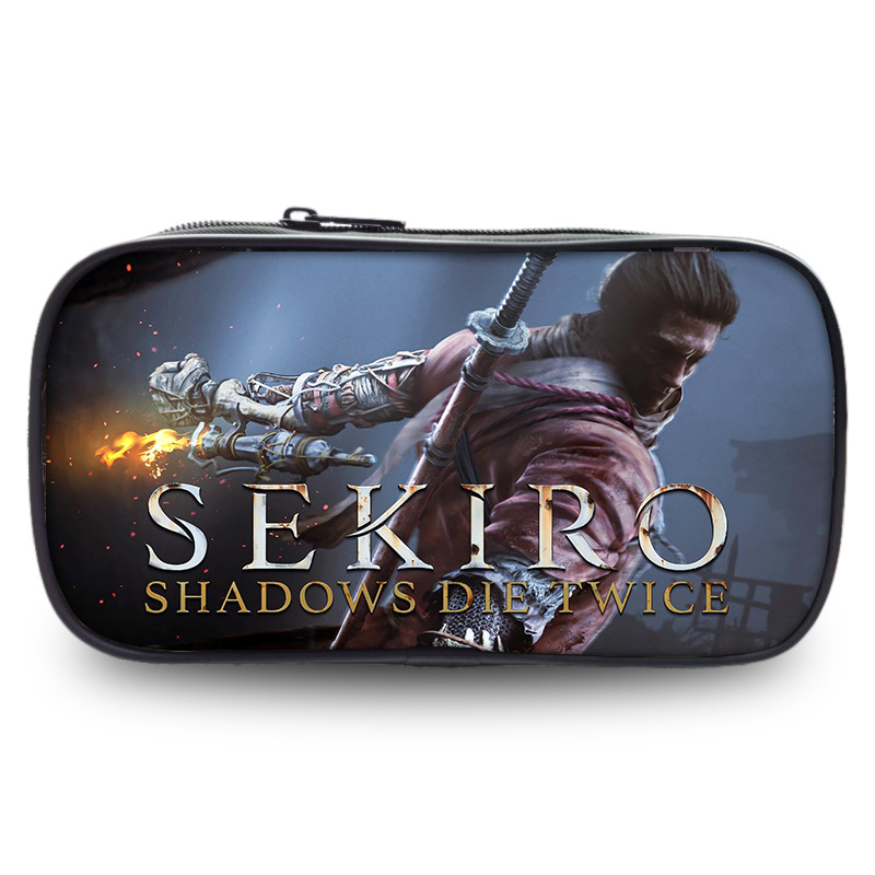 Sekiro:Shadows Die Twice Pen Case Student’s Large Capacity Pencil Bag - Image 3