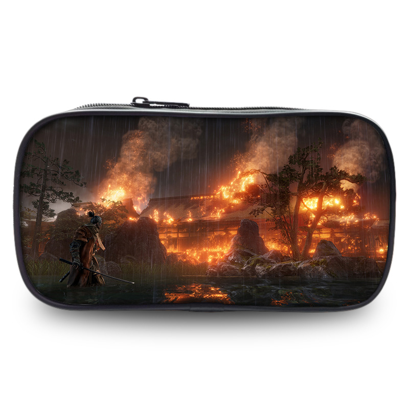 Sekiro:Shadows Die Twice Pen Case Student’s Large Capacity Pencil Bag - Image 2