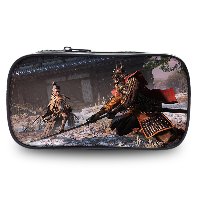 Sekiro:Shadows Die Twice Pen Case Student’s Large Capacity Pencil Bag - Image 9