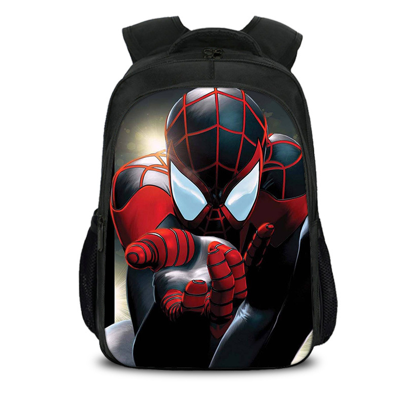 16″Spider-Man: Into the Spider-Verse Backpack School Bag | giftcartoon