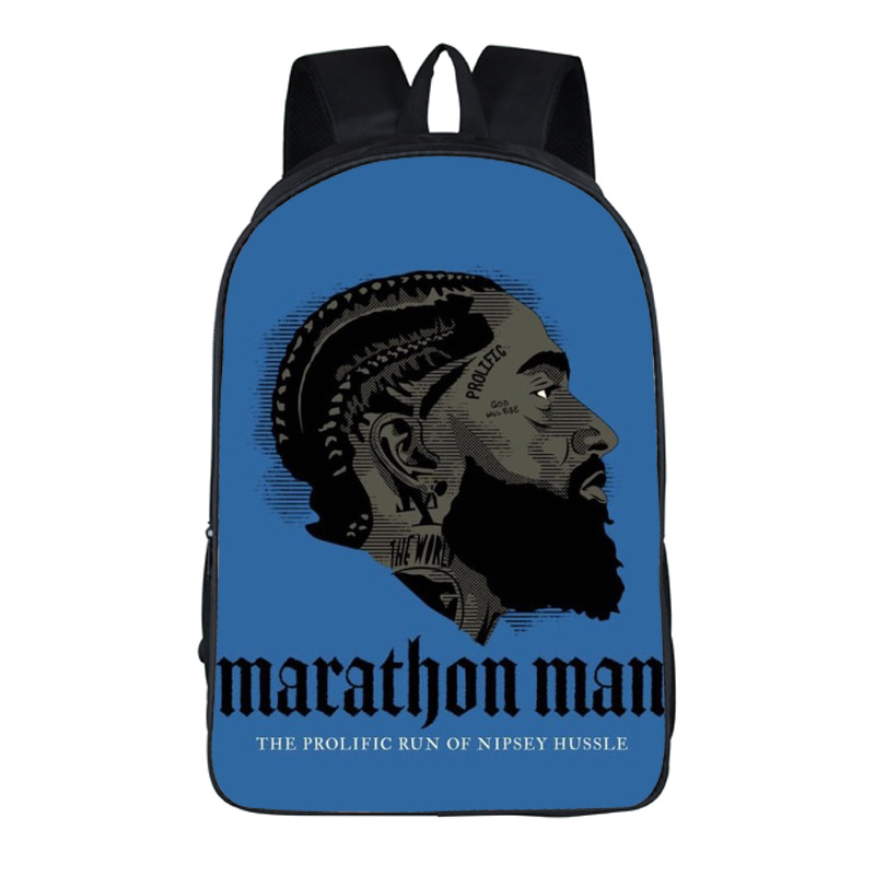 16‘’Nipsey Hussle Backpack School Bag - Image 12