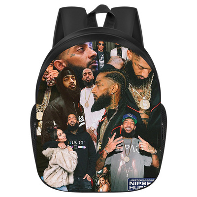 16‘’Nipsey Hussle Backpack School Bag - Image 25