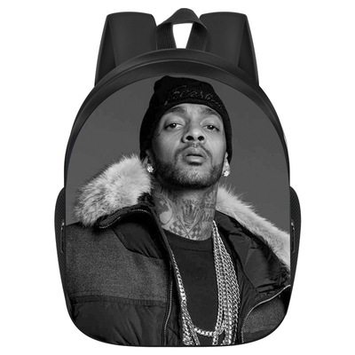 16‘’Nipsey Hussle Backpack School Bag - Image 18