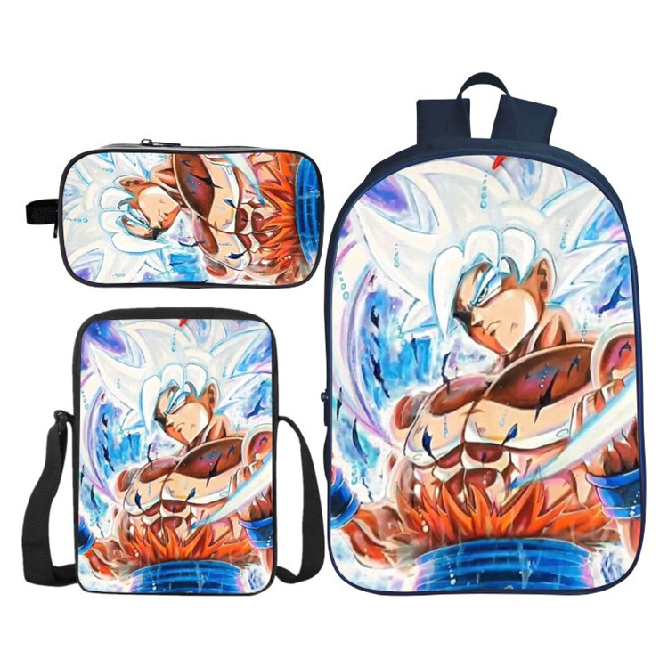 16″Dragon Ball Backpack School Bag+Shoulder Bag+Pencil Bag - Image 4