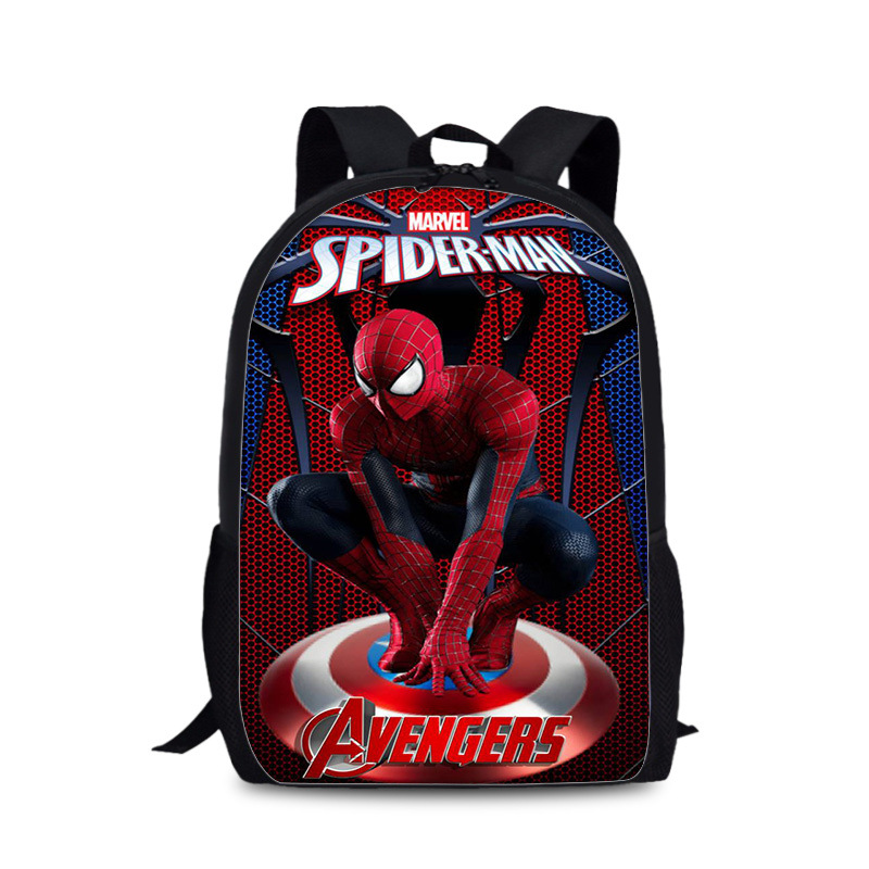 18"Spider-Man: Into the Spider-Verse Backpack School Bag Black - Image 3