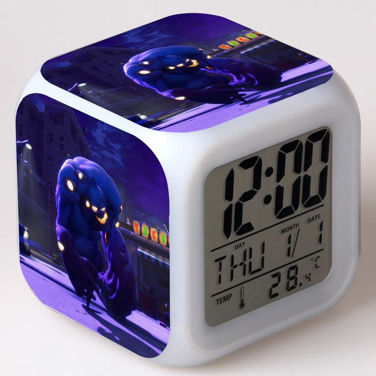 Fortnite 7 Colors Change Digital Alarm LED Clock - Image 16