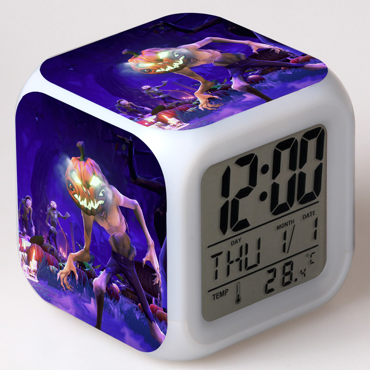 Fortnite 7 Colors Change Digital Alarm LED Clock - Image 18