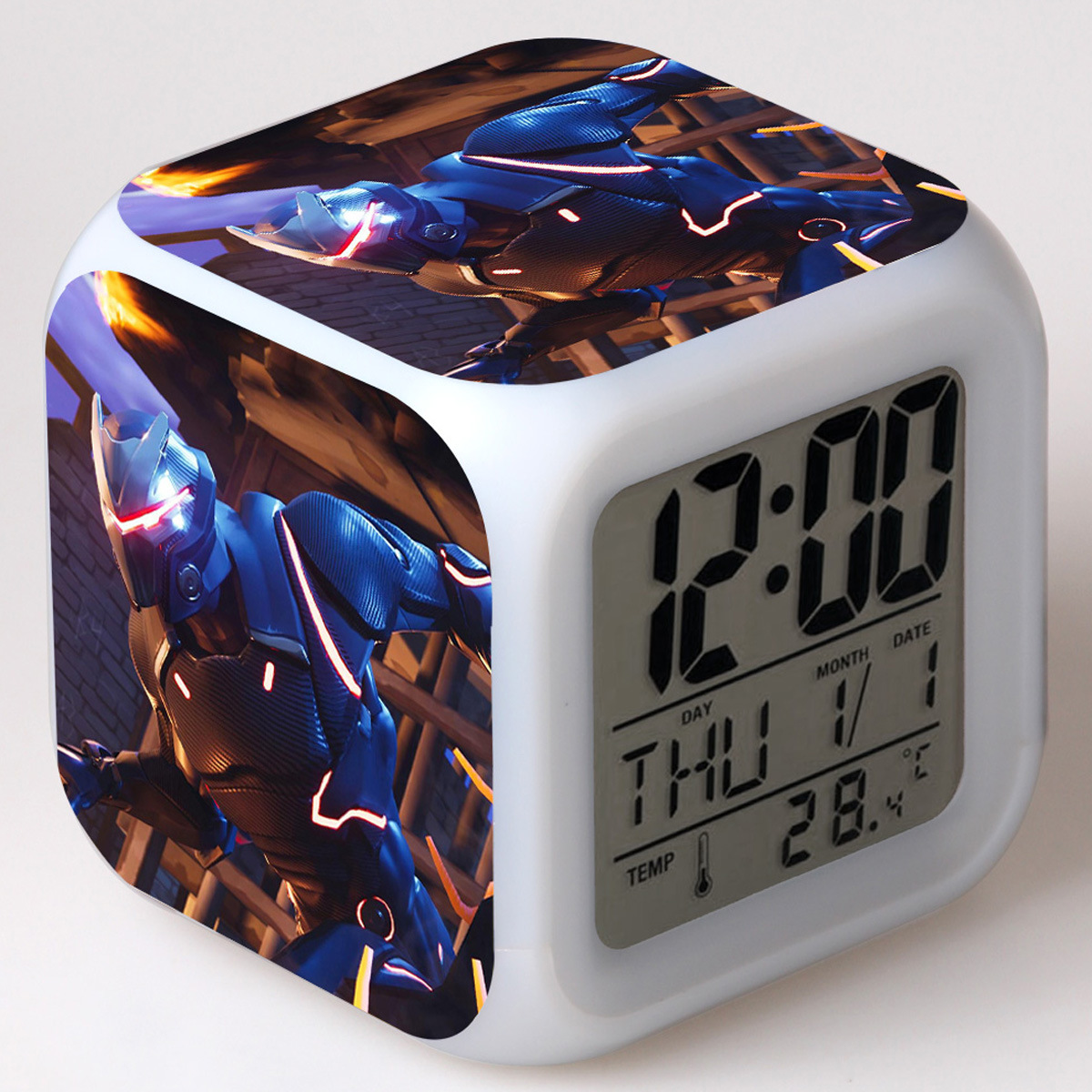 Fortnite 7 Colors Change Digital Alarm LED Clock - Image 23