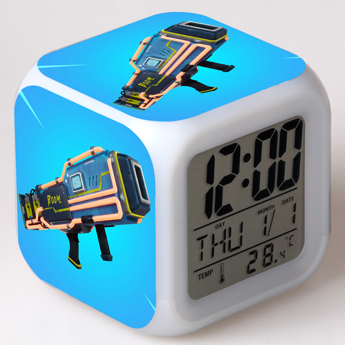 Fortnite 7 Colors Change Digital Alarm LED Clock - Image 11