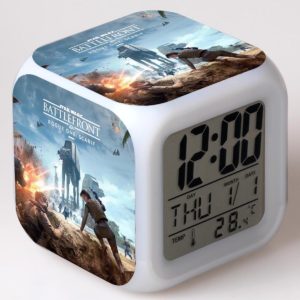 RogueOne：A StarWars Story 7 Colors Change Digital Alarm LED Clock