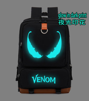 VENOM Canvas Backpack Shoulder School Bag - Image 3