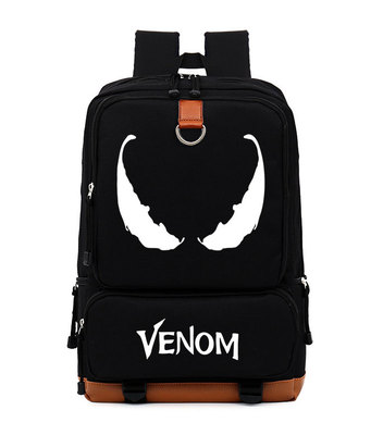 VENOM Canvas Backpack Shoulder School Bag - Image 4