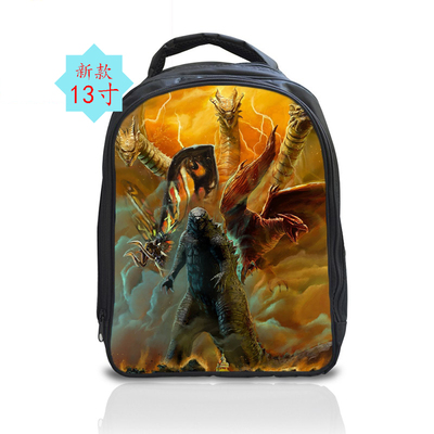 13 Inch Godzilla King of the Monsters Backpack School Bag - Image 7