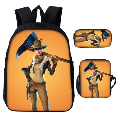 16″Fortnite Backpack School Bag+Messenger Bag+Pencil Bag - Image 29