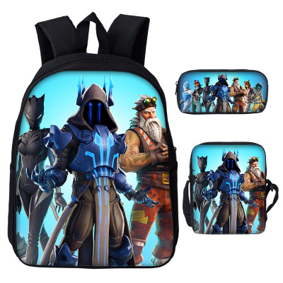 16″Fortnite Backpack School Bag+Messenger Bag+Pencil Bag - Image 25