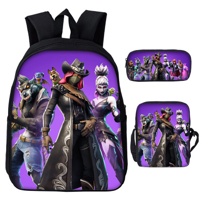 16″Fortnite Backpack School Bag+Messenger Bag+Pencil Bag - Image 21
